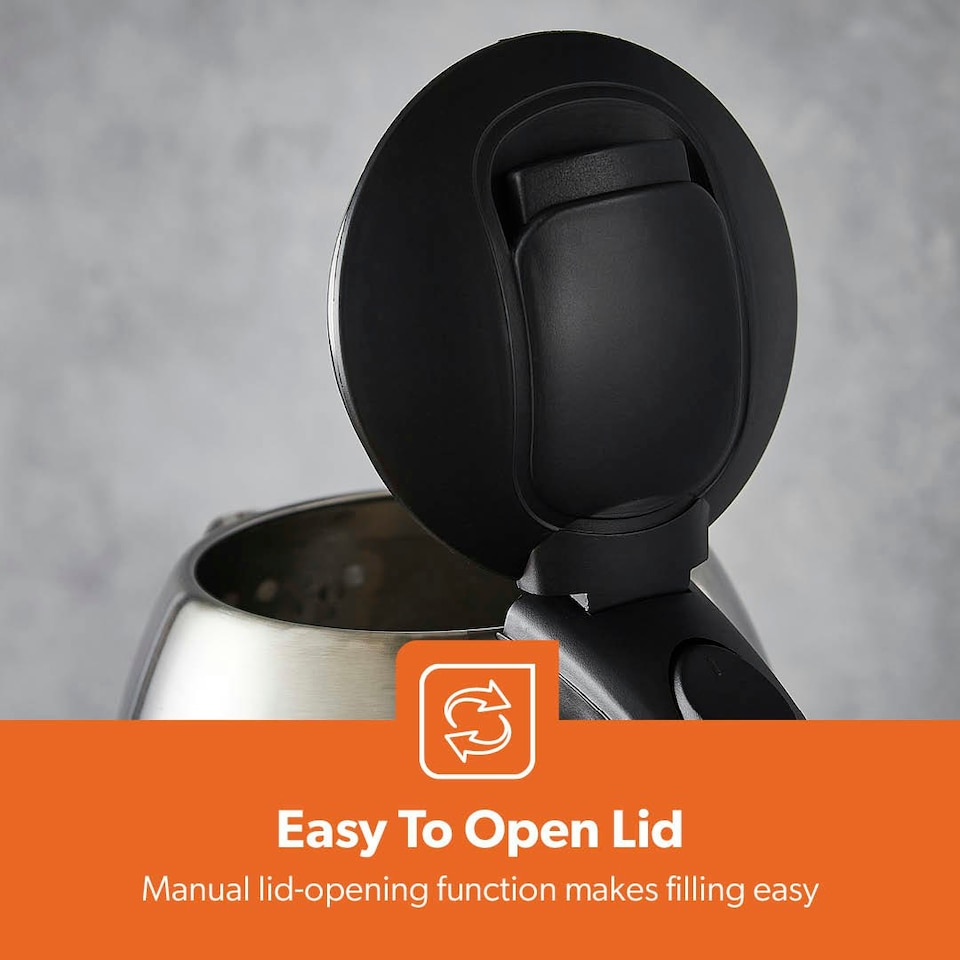 image 1 of GEEPAS 2 Slice Bread Toaster & 1.8L Electric Kettle Kitchen Combo Set | Silver