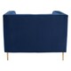 image 5 of Interiors by Premier Blue Velvet Armchair, Backrest Armchair, Easy to Clean Dining Armchair, Reliable Velvet Upholstered Chair