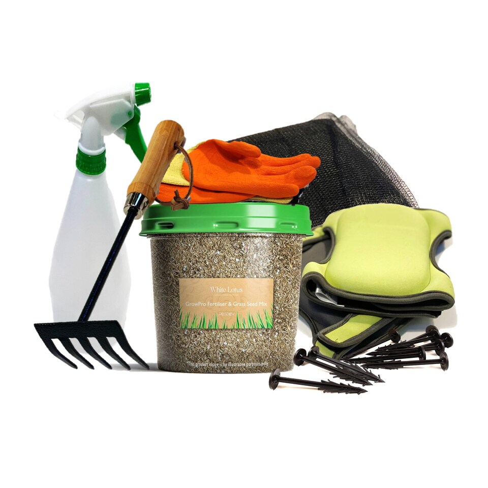 image 1 of Pegdev 7-Piece Garden Repair Kit Green, for Easy Maintenance