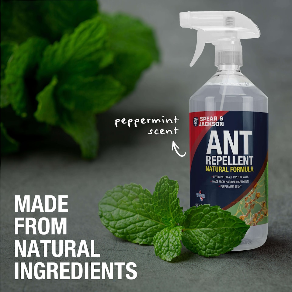 image 1 of Spear & Jackson Ant Repellent - Peppermint Scent 500ml