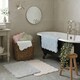 image 5 of Gracie Floral Jacquard Scalloped Bath Mat