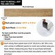 image 5 of NOVECRAFTO Self Adhesive Vinyl Floor Planks – Peel & Stick Flooring – Honey Oak Timber Touch Effect – Easy DIY Installation – Durable & Waterproof Tiles Brown | 2.78 sqm