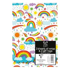 Rainbows Design 2 Sheets 2 Tags Set