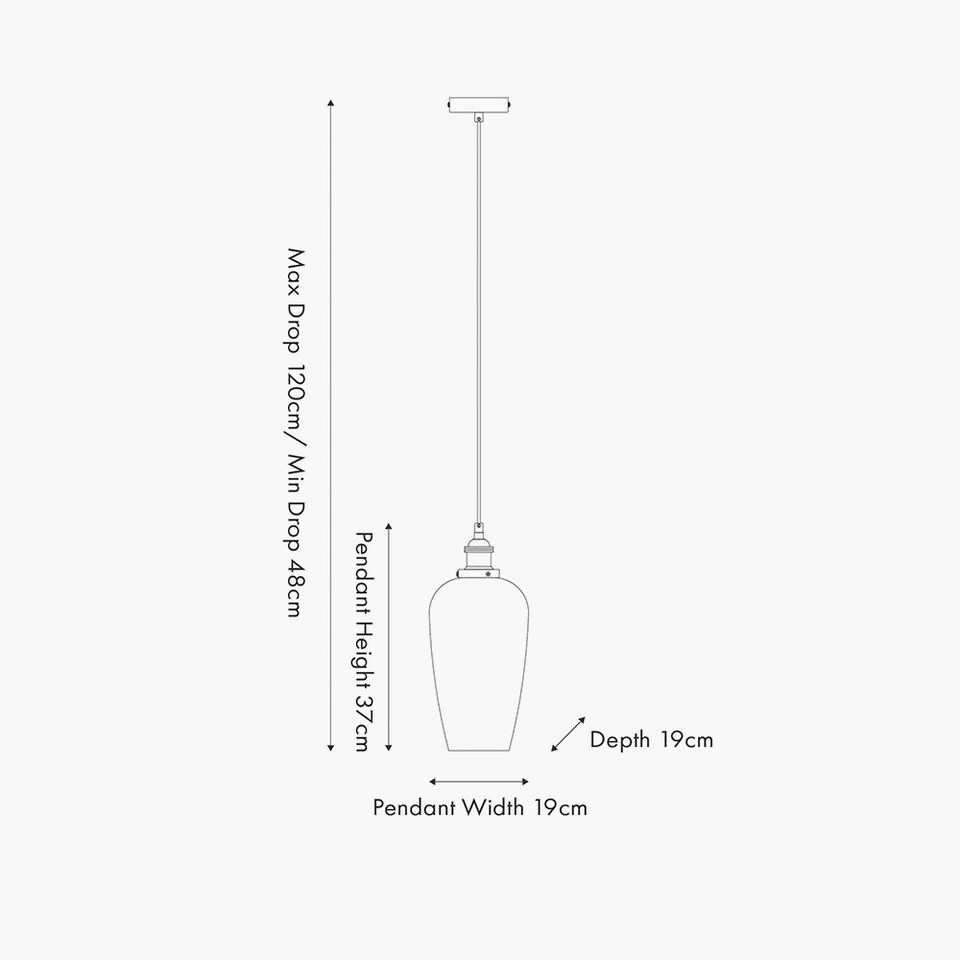 image 1 of Antique Silver Metal and Smoked Glass Pendant Grey | Clear | W17xD17xH120cm