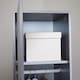 image 5 of Phoenix Wardrobe 1 Door Space Saving Bedroom Home Furniture Clothing Storage Unit | Grey