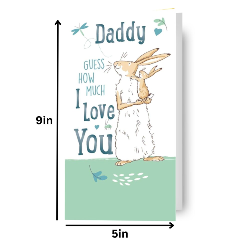 image 1 of Guess How Much I Love You 'Daddy' Birthday Card