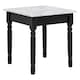 image 2 of Interiors By Premier Elegant Side Table, Marble Top Small Table By Couch For Livingroom, Carved Legs Bedside Table For Bedroom