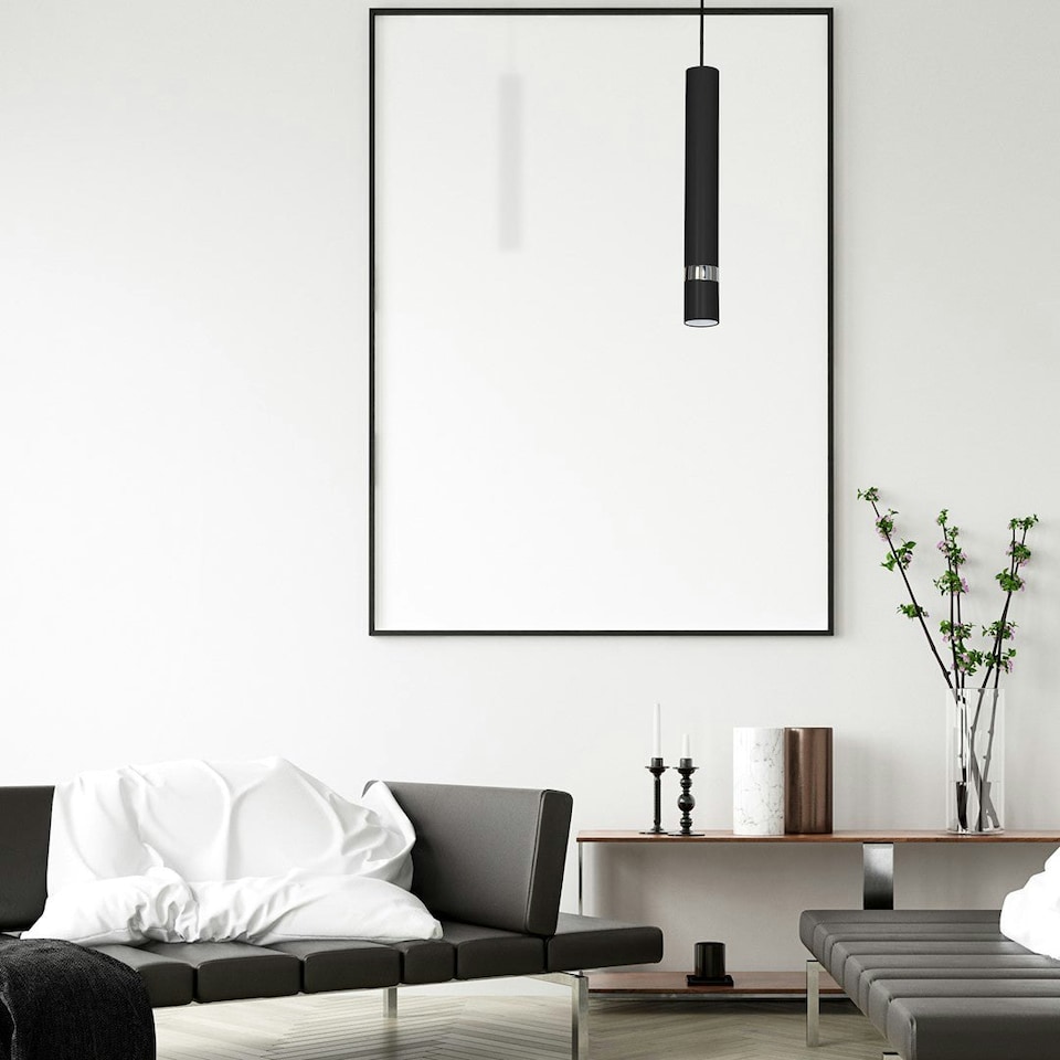 image 1 of Milagro Pendant Lamp Joker Black 1XGU10