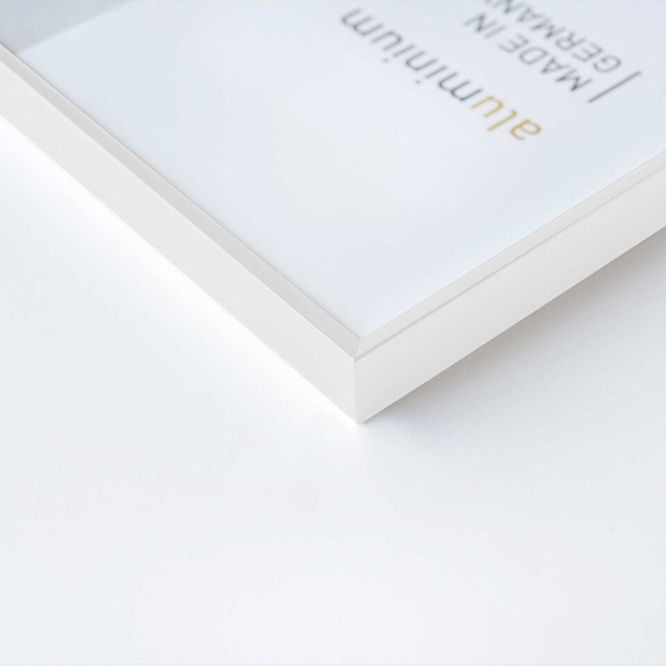 image 1 of Nielsen Pixel Aluminium Picture Frame - Real Glass - Glossy White - 60cm x 80cm