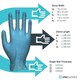 image 3 of Unigloves Unicare Blue Vinyl Box of 100 Gloves