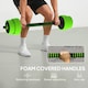 image 5 of SPORTNOW Weight Dumbbells Set, Barbell, Kettlebell, Push Up Stand, 30kg Green | Standard