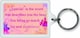 image 2 of Thank You For Being Sentimental Keyring - Birthday Christmas Gift
