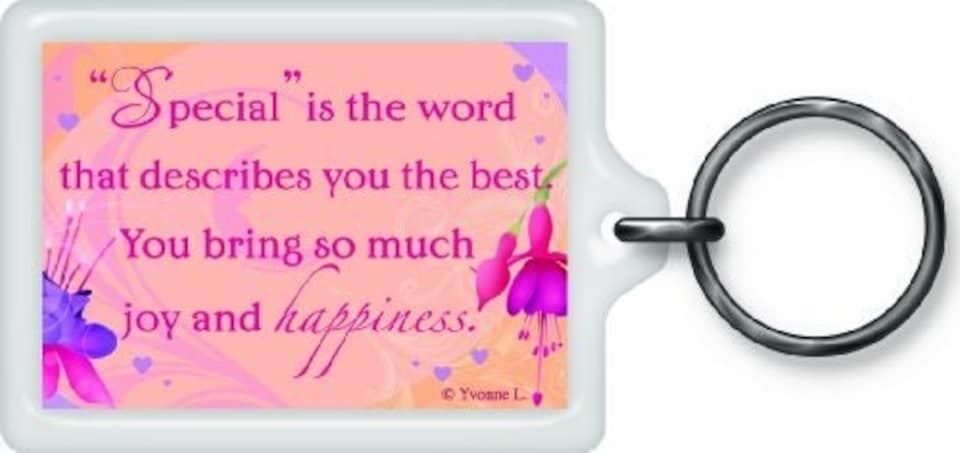image 1 of Thank You For Being Sentimental Keyring - Birthday Christmas Gift