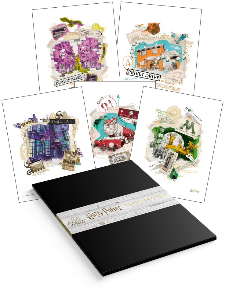 image 1 of Harry Potter Limited Edition Lithograph Set