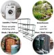 image 4 of Flower Staging Display Greenhouse Shelving Racking 4 Tier Garden Pot Plants 2pcs