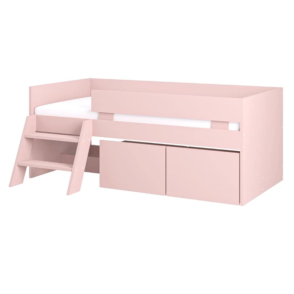 image 1 of Flair Logan Single Storage Low Sleeper Pink Bed