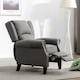 image 9 of Charlotte Modern Fabric Pushback Recliner Sofa Accent Chair (Grey)