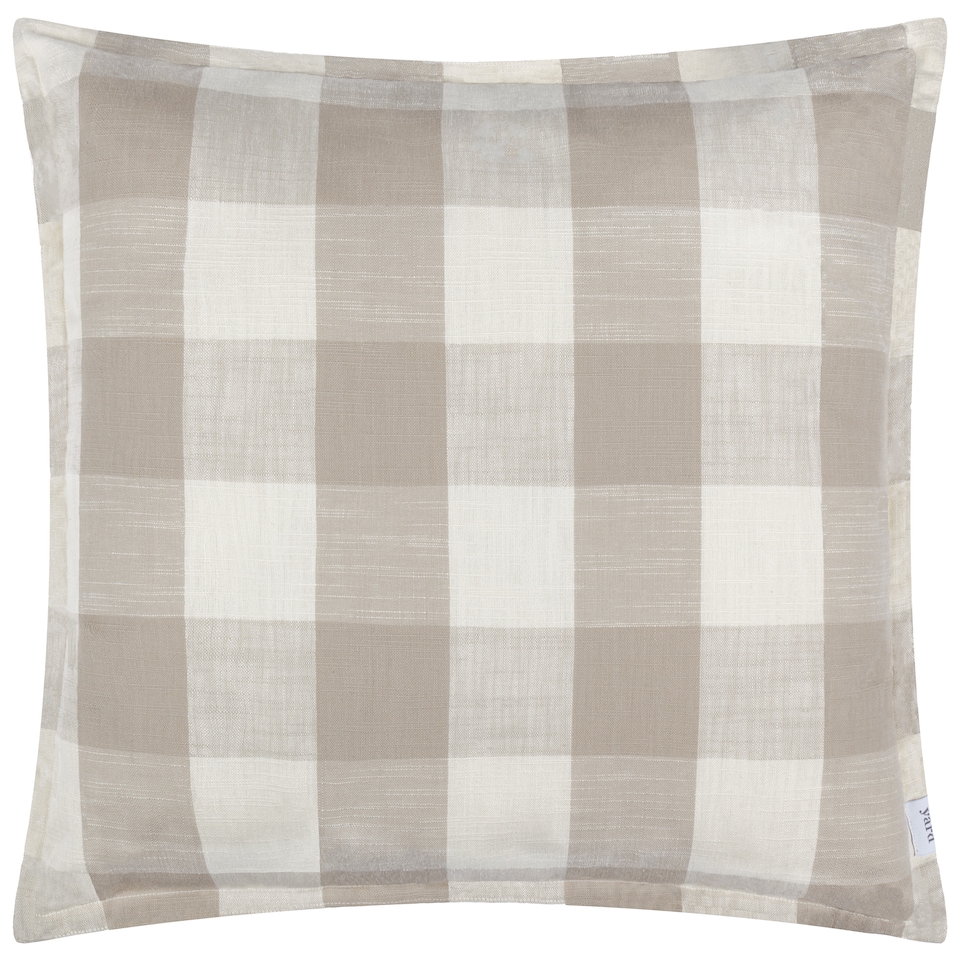 image 1 of Yard Chesil Check 100% Cotton Outdoor Cushion