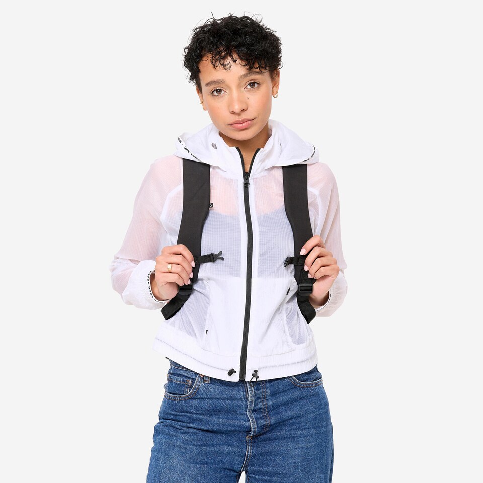 image 1 of Decathlon 27 L Cycling Double Pannier Rack Backpack