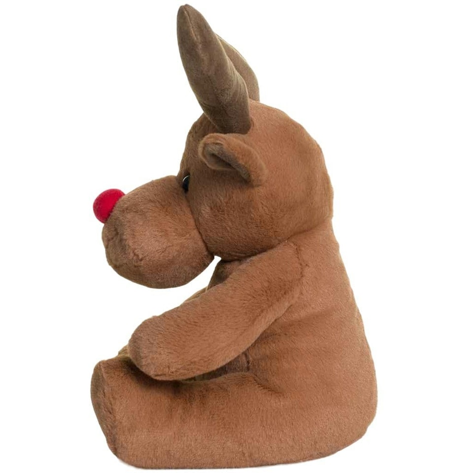 image 1 of Mumbles Reindeer Plush Toy - Brown - M