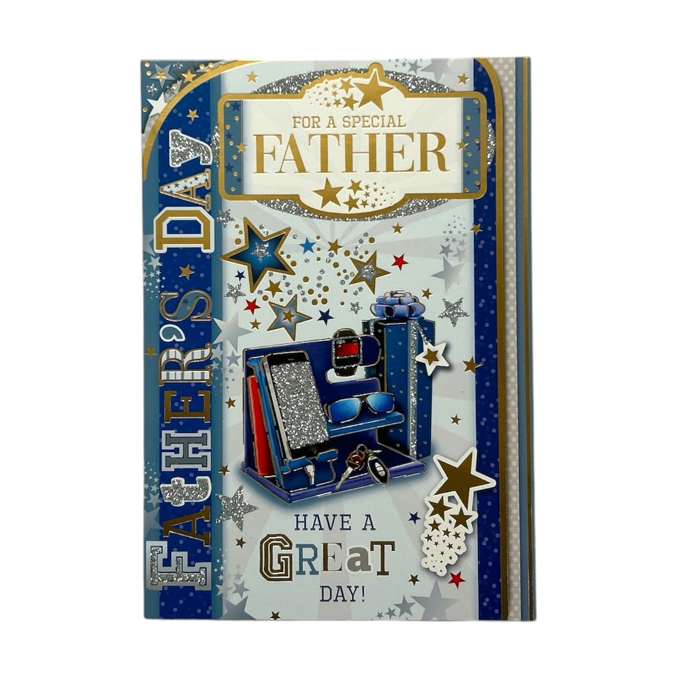 image 1 of For A Special Father Men's Accessories Design Father's Day Card