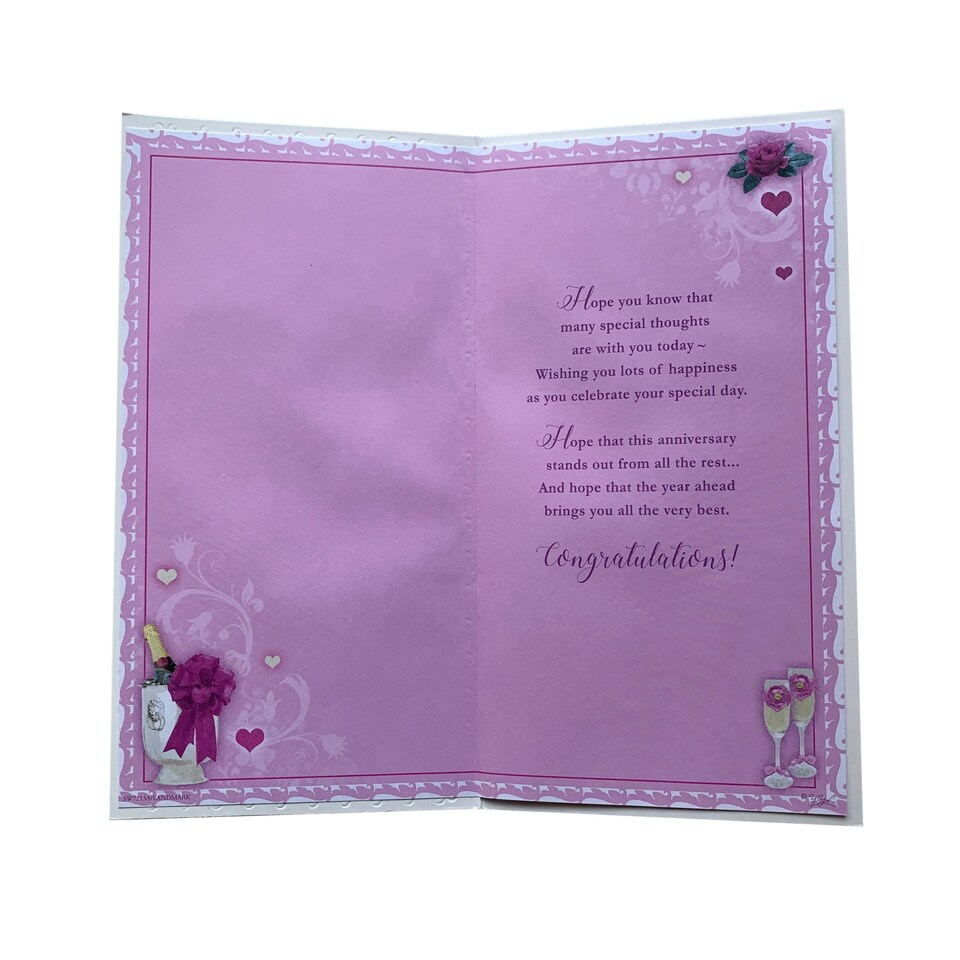image 1 of On Your 10th Anniversary Open Soft Whispers Card
