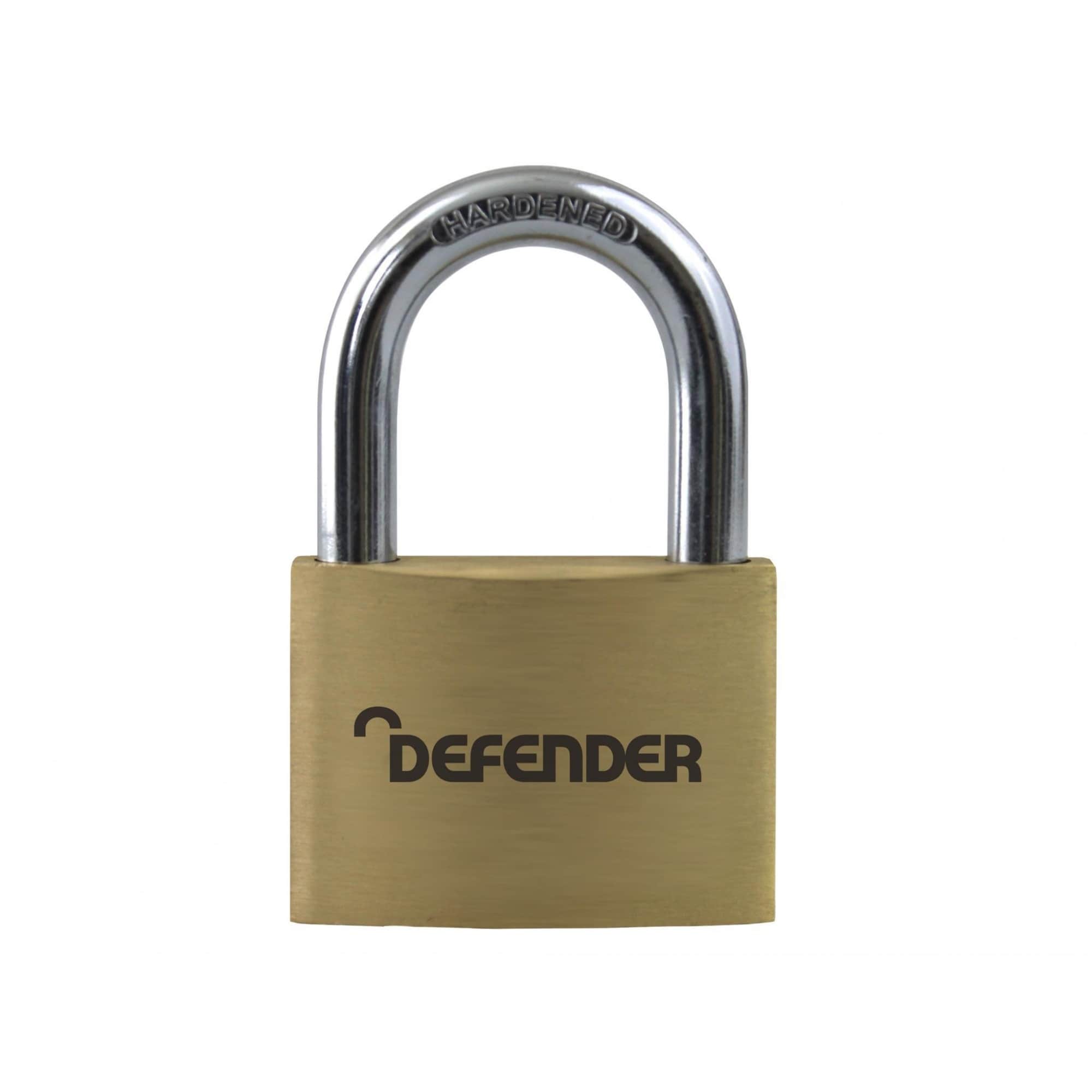 Defender Brass Padlock Multi Multi Colour 1