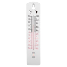 Ashley Plastic Indoor Thermometer - White