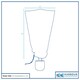 image 5 of Harbour Housewares Plant Fleece Frost Protection Cover with Drawstring - 120cm x 180cm White