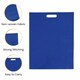 image 5 of Pack of 25 Orange Coloured 35x25cm Non-Woven Patch Handle Bags | Orange