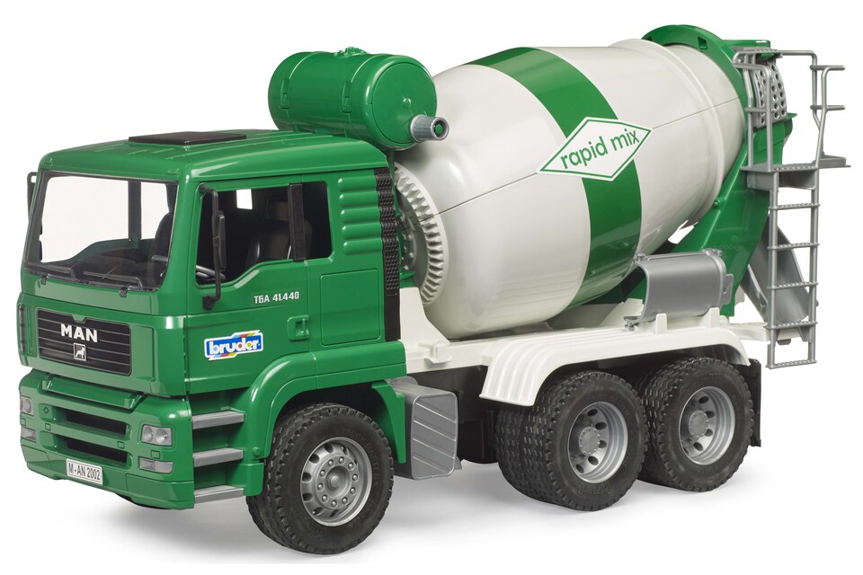 image 1 of Bruder MAN TGA Cement mixer truck rapid mix Detailed Vehicle & Playset Model