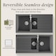 image 4 of Balterley 100cm Kitchen 1.5 Bowl Composite Inset Sink with Overflow & Reversible Drainer