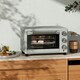 image 7 of HOMCOM Mini Oven 21L Electric Grill w/ Adjustable Temp 1400W, Silver Tone