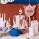 image 2 of Pastel Pink Number 9 Shaped Candle 5.5cm