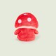 image 3 of Warmies Red Mushroom Plush Microwaveable Weighted Cuddly Toy