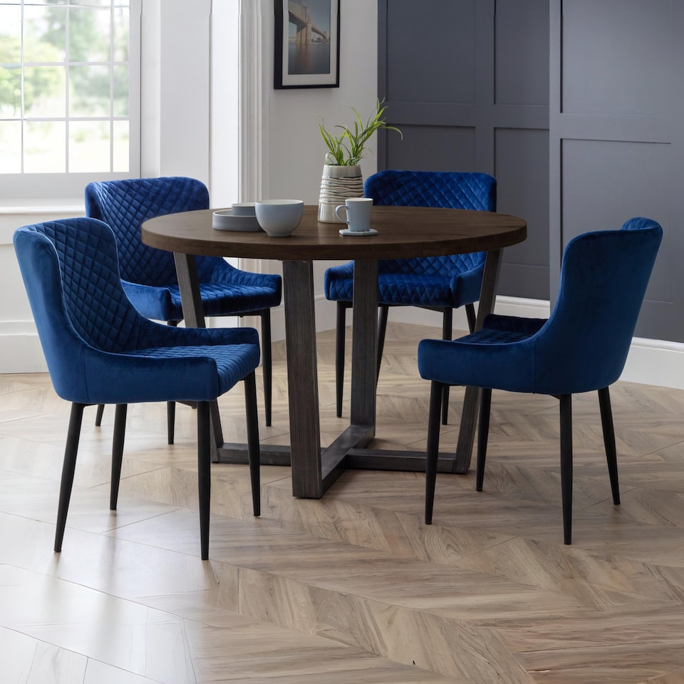 image 1 of Brooklyn Round Table - Dark Oak