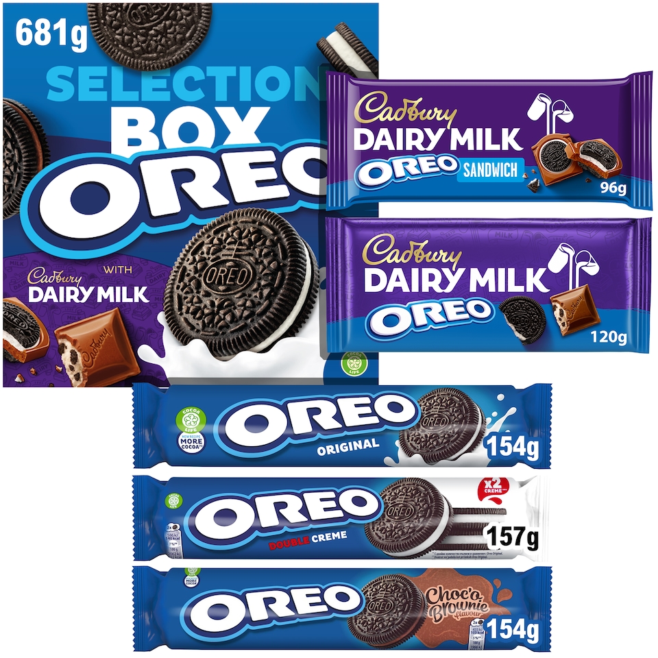 image 1 of Oreo and Cadbury Chocolate Selection Box