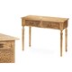 image 2 of Hall Table with 2 Drawers Gift Decor 39 Brown 98 x 77 x 42 cm Sheets N/A