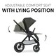 image 9 of hauck Walk N Care Pushchair Set - Dark Olive Green