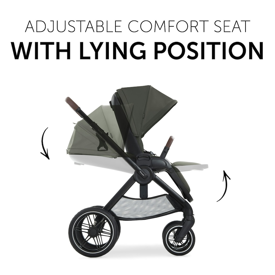 image 1 of hauck Walk N Care Pushchair Set - Dark Olive Green