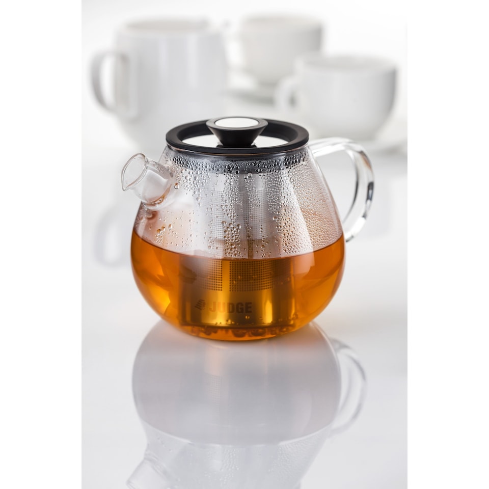 image 1 of Judge Brew Control Glass Teapot with Infuser 1L - 5 Cup