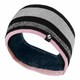 image 1 of Ladies Cable Knitted Fleece Lined Thermal Winter Ear Warmer Headband | Black | Black/Grey | One Size | 1