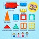 image 3 of Science Kidz 104 Piece Magnetic Tiles Set