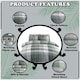 image 2 of VELVETIO Dartmouth Check Complete Duvet Cover Set with Fitted Sheet Soft Polycotton Bedding Sets Multi | Double