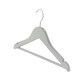 image 4 of Harbour Housewares Wooden Childrens Clothes Hanger - Grey - Pack of 10 - Wooden Hanger Coat Hanger Suit Hanger Jacket Hanger Shirt Hanger Trouser Hanger