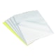 image 3 of Pack of 10 Feint Ruled Board Back Memo Pad 160 Pages A4
