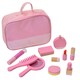 image 1 of Teamson Kids Fashion Polka Dot Print Chloe Wooden Vanity Accessories Makeup kit