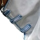 image 3 of Weatherbeeta Comfitec Hexi Shield Combo Neck Horse Fly Rug - Silver/Teal Blue - 5´ 6"