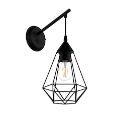 Nerissa Black Geometric Wall Light