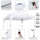 image 4 of Yaheetech 300 cm  × 300 cm Portable Instant Heavy-Duty Canopy White